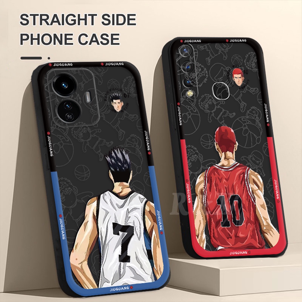 Huawei Y6P Y7A Y6 Pro 2019 Nova 7i Nova 5T Nova 3i Y9S Y9 Prime2019 P30 Lite Kartun Anime Slam Dunk Sakuragi Hanamichi Casing Karet Lembut RIXUAN