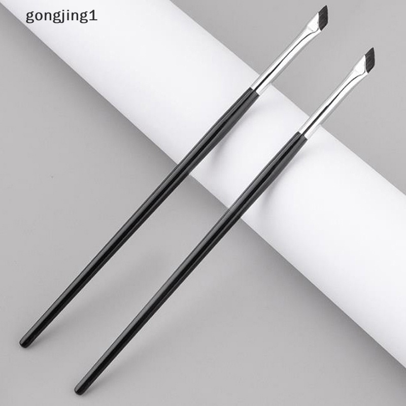 Ggg Upgrade Blade Eyeliner Brush Sikat Alis Datar Sudut Halus Ultra Di Bawah ID