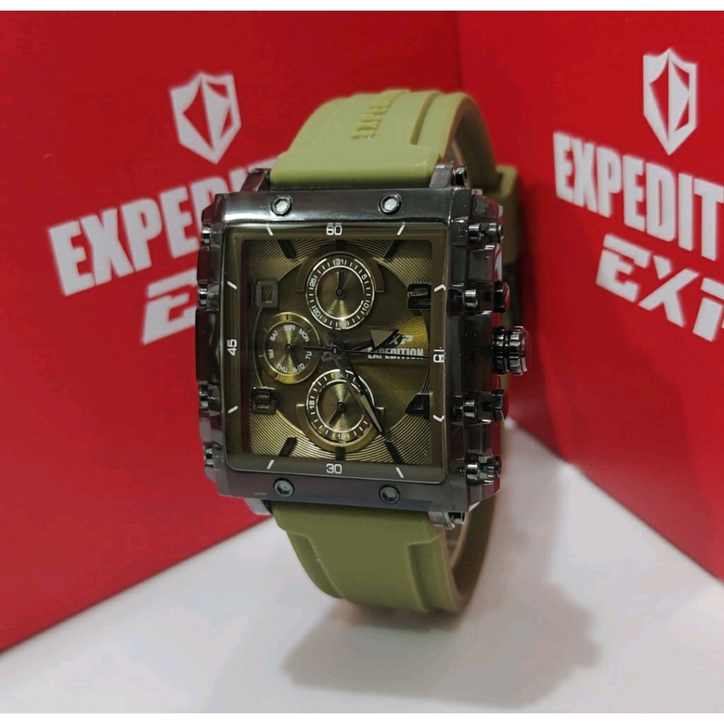 Expeditin E 6808 Various Colours Jam Tangan Unisex Original