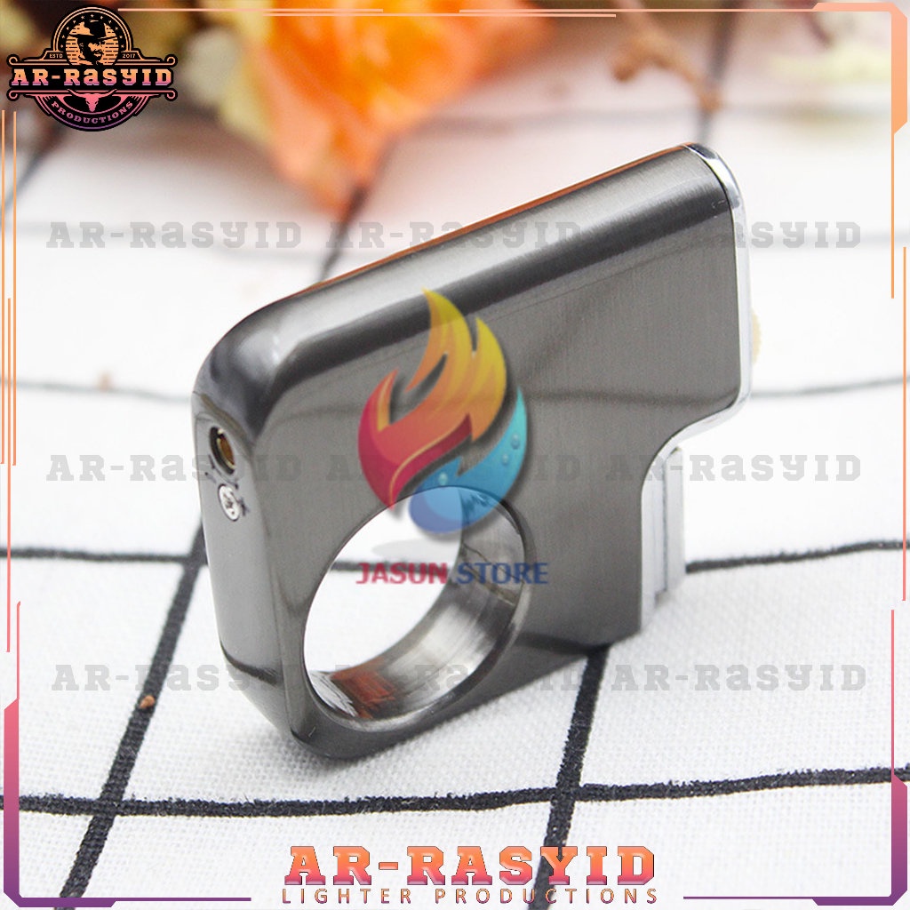 BISA COD! Korek Api Roda Api Gas Fun Ring Flame Lighter YC-310 TERBARU