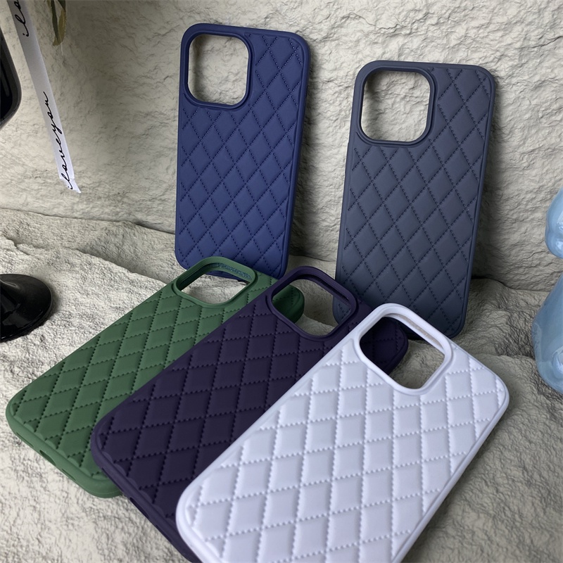 Cairan Silikon Casing Berlian Untuk Iphone14 13 12 11 Pro X XS MAX 14Plus XR Anti-Soft Case