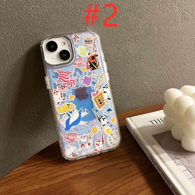 Nice Laser Princess Alice Soft TPU Case HP iP iPhone 11 12 13 14 Pro Max X XS XR Max Woman Girl FTD Casing Apple