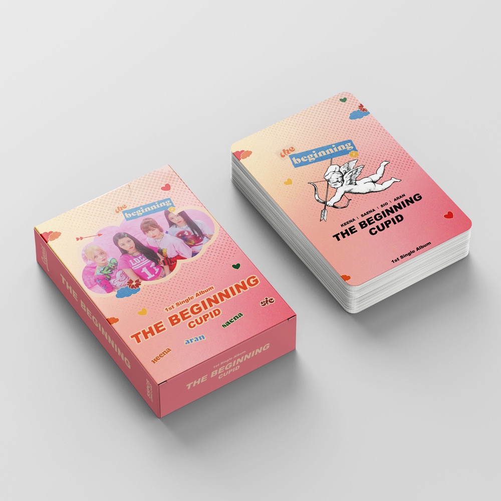 55pcs/box FIFTY FIFTY Photocards THE BEGINNING Lomo Card CUPID Kpop Postcards