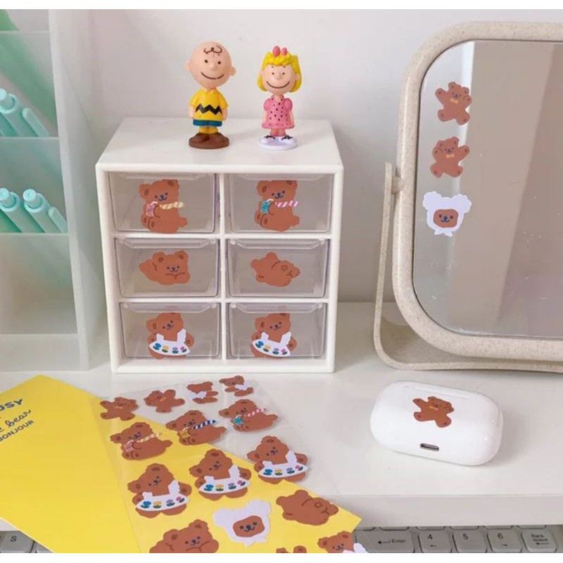 

Bear’s Jelly Drops - stiker dekorasi planner scrapbook - sticker korea lucu kreatif [thehanscorner] 2