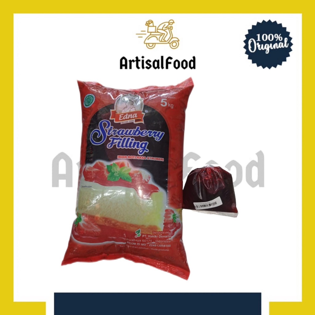 

(250 GR) SELAI EDNA FILLING JELI isian roti topping