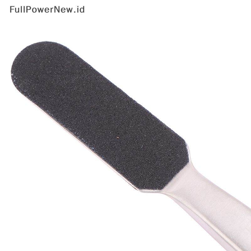 Power Stainless Steel Pedicure Foot File Kulit Mati Keras Callus Remover Penggiling Kaki ID