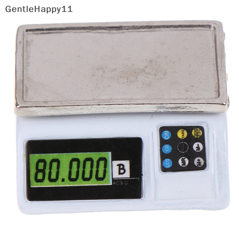 Gentlehappy1:12 Miniatur Rumah Boneka Skala Elektronik Bermain Aksesoris Rumah Boneka id Mainan