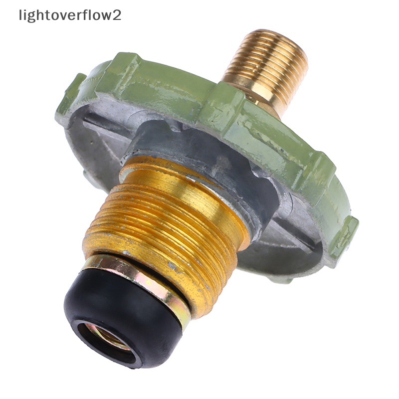 [lightoverflow2] Kepala Konverter LPG Konektor Tungku Gas Tahan Lama Praktis Zinc Alloy [ID]