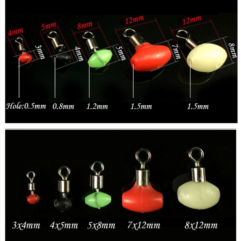 Agustinina Konektor Pancing Sambung Zig Pulley Hook Tackle Aksesoris Sambung Zig Pulley Luminous Fishing Gear Blocking Bean Blocking Bead