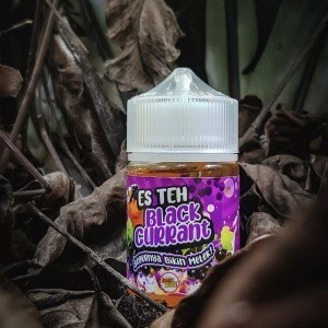 FREEBASE LIQUID ES TEH BLACKCURRANT 60ML BY ES TEH 100% ORIGINAL