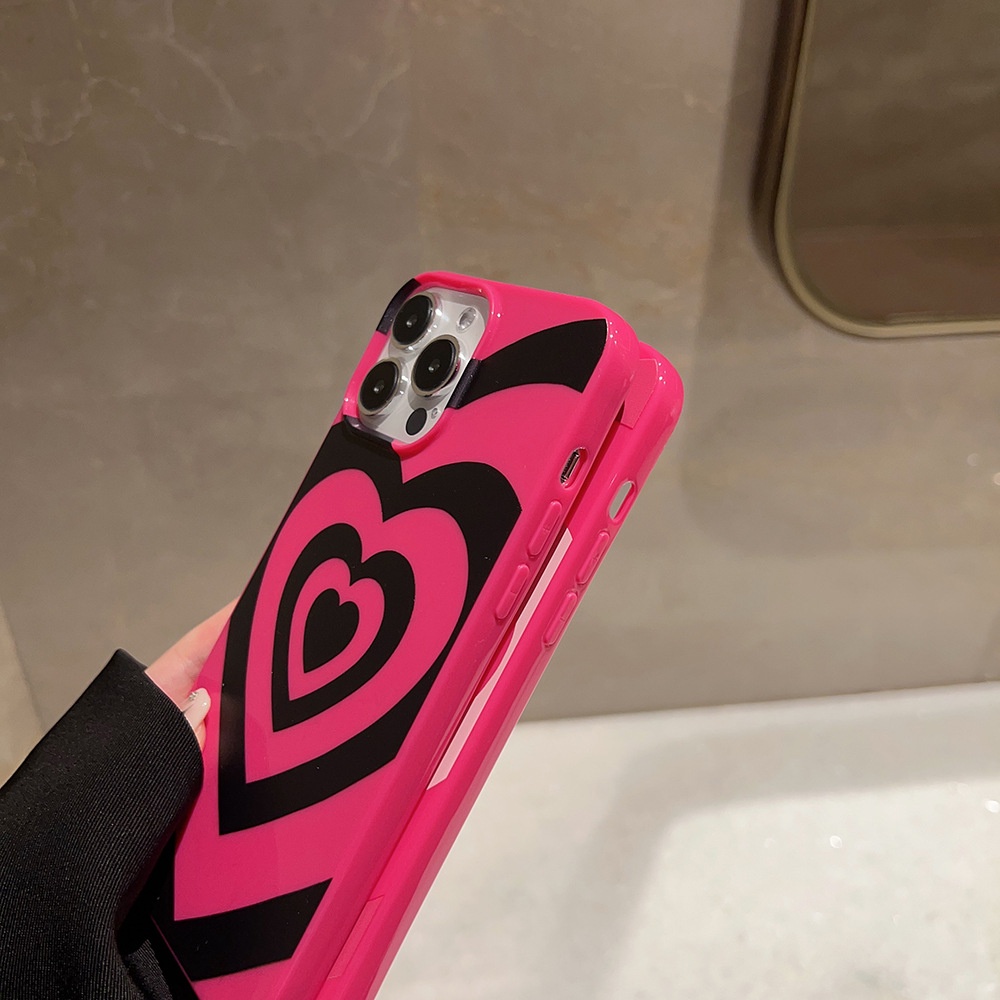 Ins Gaya Keren Trendi Cocok Untuk iPhone 14 Pro Max Casing Ponsel iPhone Kompatibel Dengan Iphone13 13pro 13prm iPhone 11 11pro 14plus 12Pro Max Shockproof TPU Phone Case
