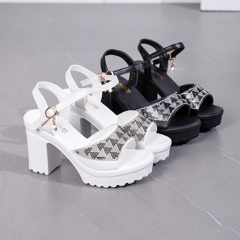 Free BOX Sepatu Hak NIKITA High WEDGES Sandal Wanita Sandal hak Wanita Import Heels Kekinian NS2313