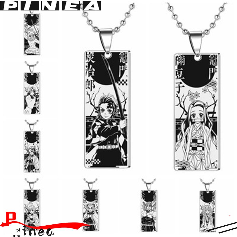 Kalung Hadiah Demon Slayer Nanas Stainless Steel Ghost Slayer Captain