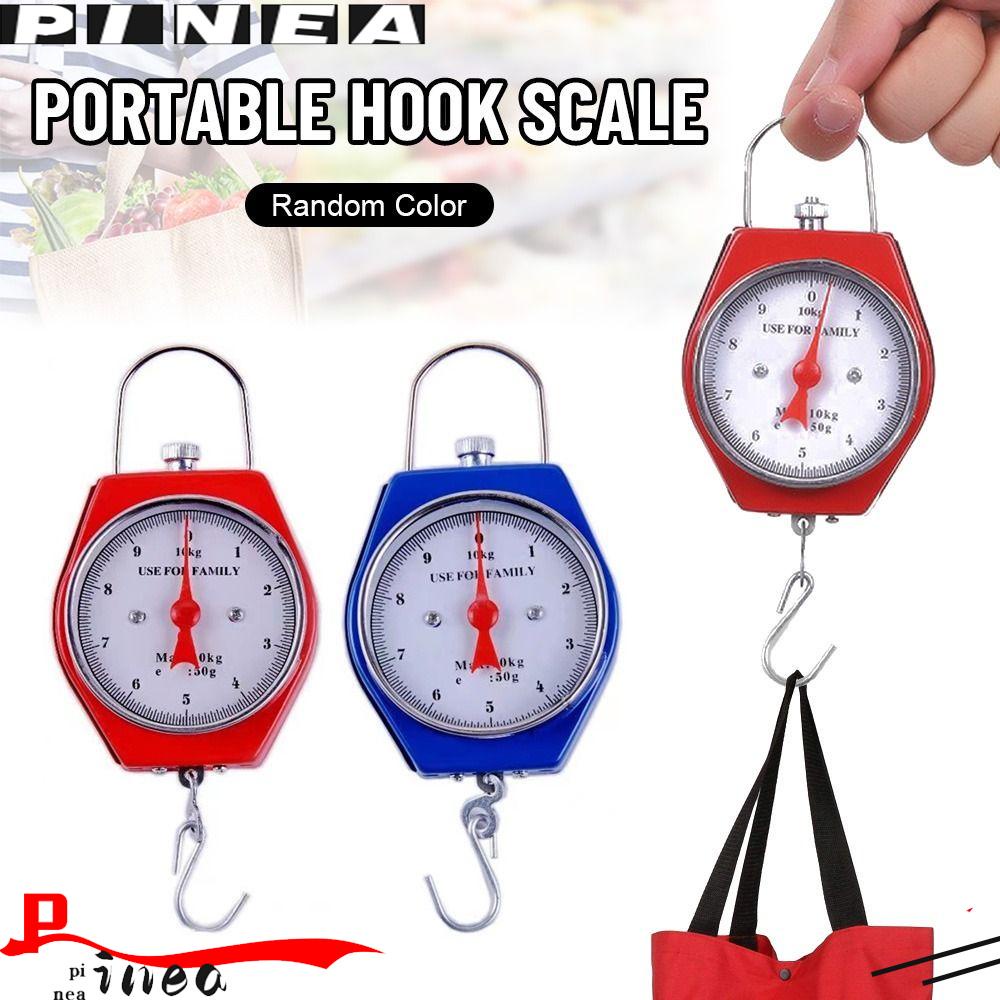 Timbangan Koper Dial Digital Nanas Keseimbangan Berat Presisi Tinggi Handheld Spring Balance Hook Scale