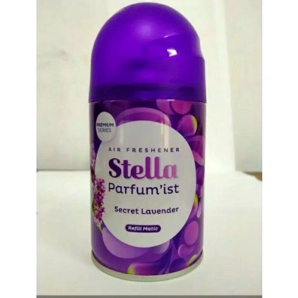 STELLA Matic Refill Spray 225 Secret lavender, Pewangi dan Pengharum ruangan