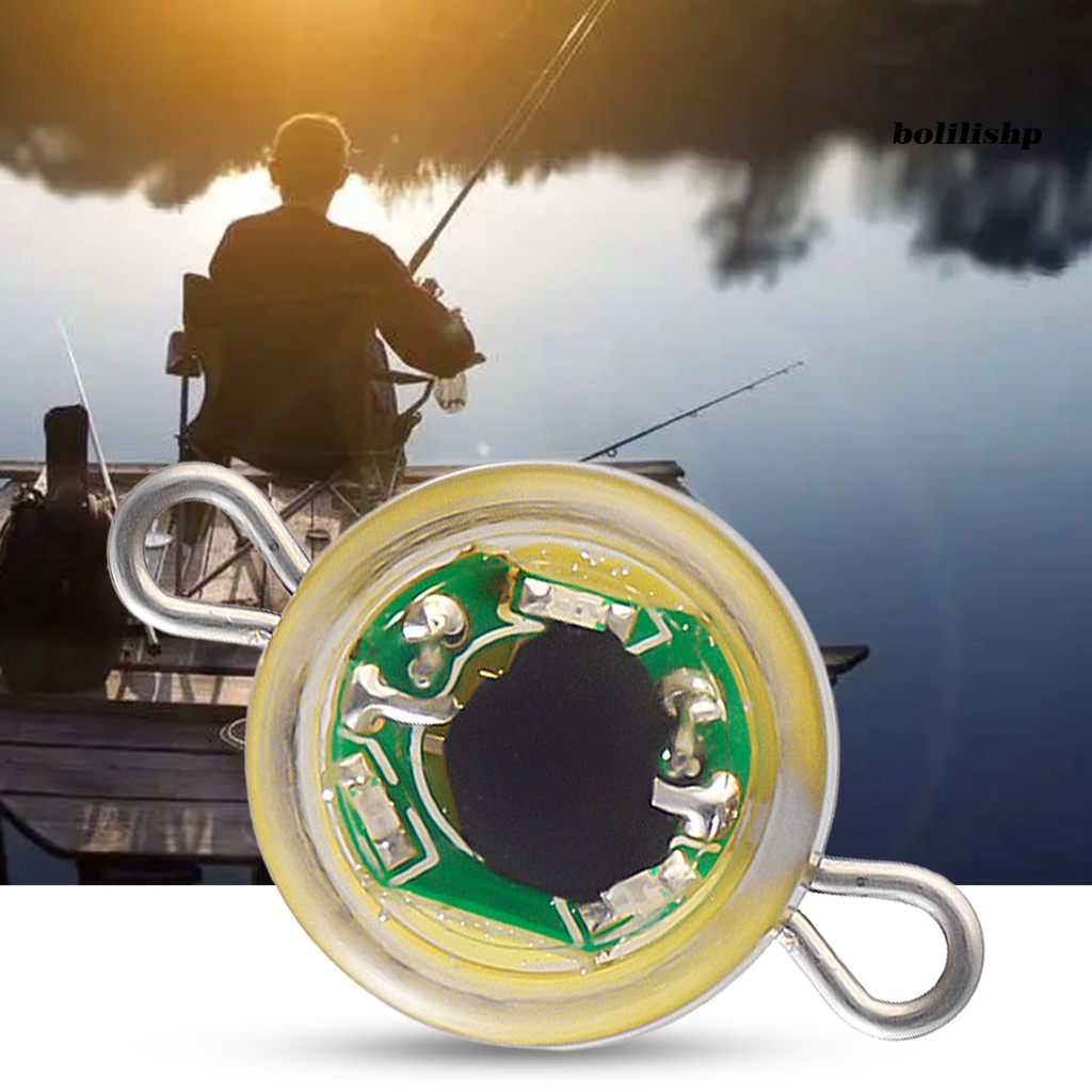 Bo-fishing Lure Lampu Deep Drop Underwater Simulasi Fisheye Tackle Profesional Attract Fish Tahan Air LED Lure Attractant Button Fish Gathering Light Outdoor Fishing