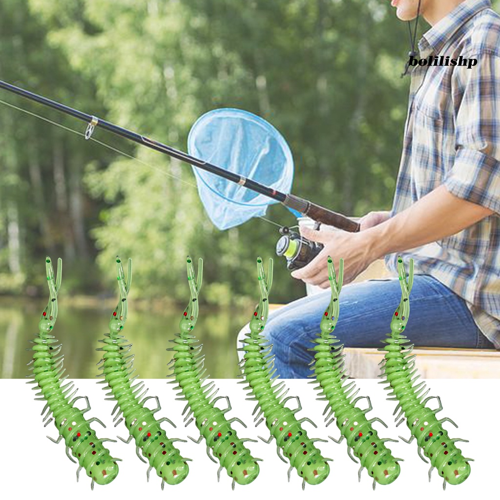 Bo-20pcs Slug Umpan Desain Simulasi Rinci Kompak Pengerjaan Teliti Realistis Angling PVC Mini Sekrup Lure Umpan Untuk Semua Tubuh Air