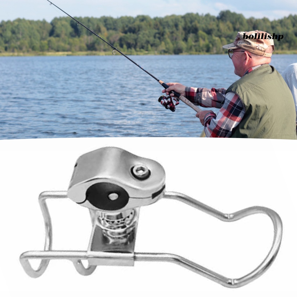 Bo-fishing Rod Holder Portable Anti Karat Dipoles Tinggi Dengan Kunci Pas Tahan Korosi Heavy Duty Stainless Steel Perahu Laut Memancing Pagar Pembatas Tiang Dukungan Alat Pancing