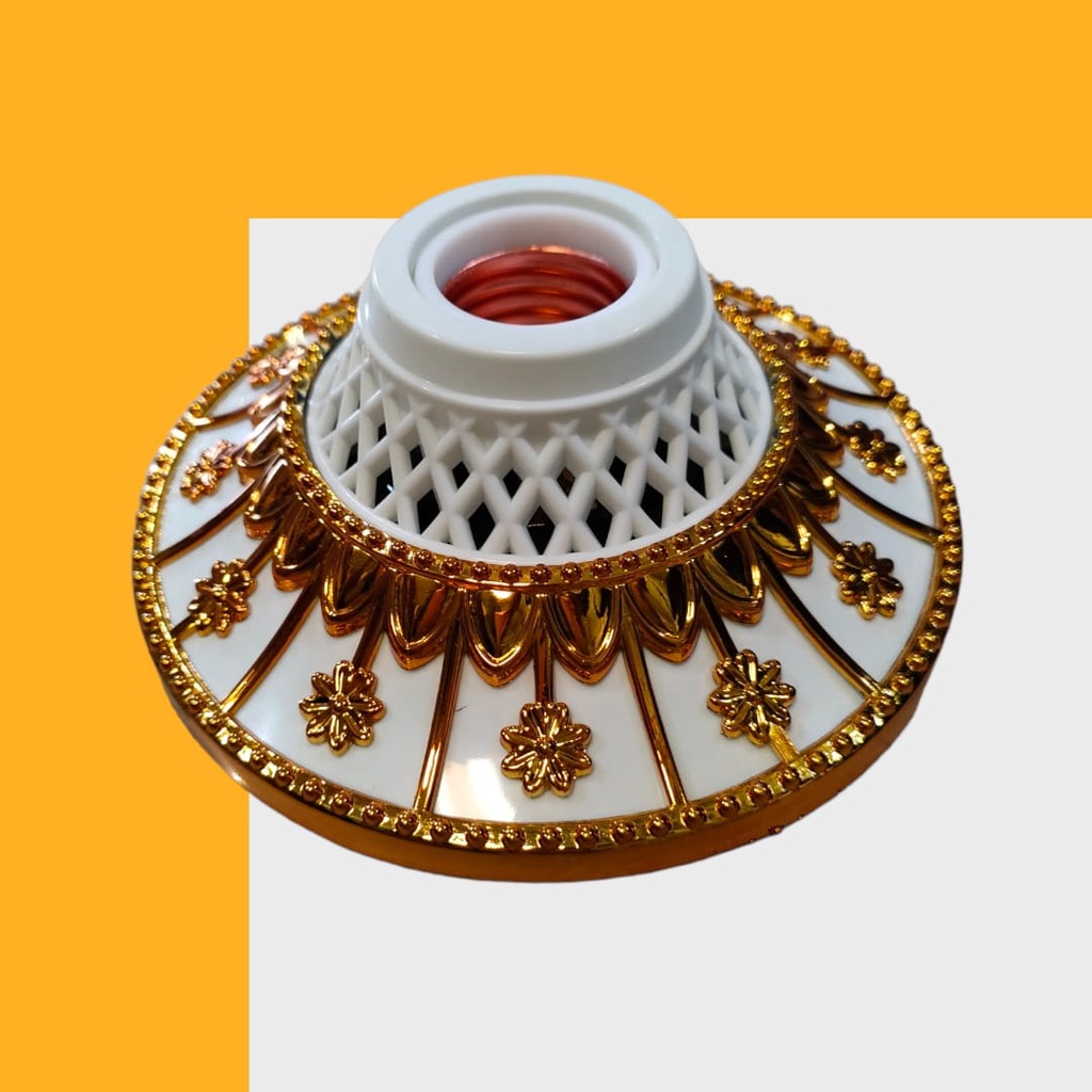 Lampu Plafon Untuk Kaca Hias / Fitting Lampu Plafon Hias Modern Tempat