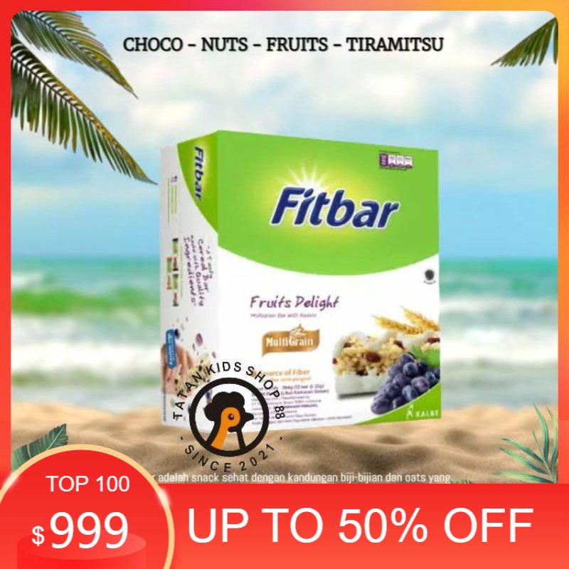 

Bny31 Fitbar 1 Box Isi 12pcs Coklat Fruits Delight Tiramisu Distributor Cemilan Sehat