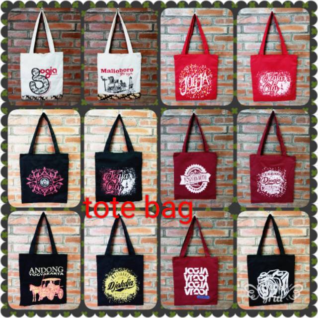 AF36 Tote bag jogja / tas jogja / tas kanvas