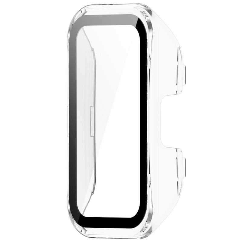 Cre Tempered Glass Film+Case Pelindung Layar Full Cover Cakupan Hard PC Anti Gores Frame-Shell Watch Housing Untuk Ba