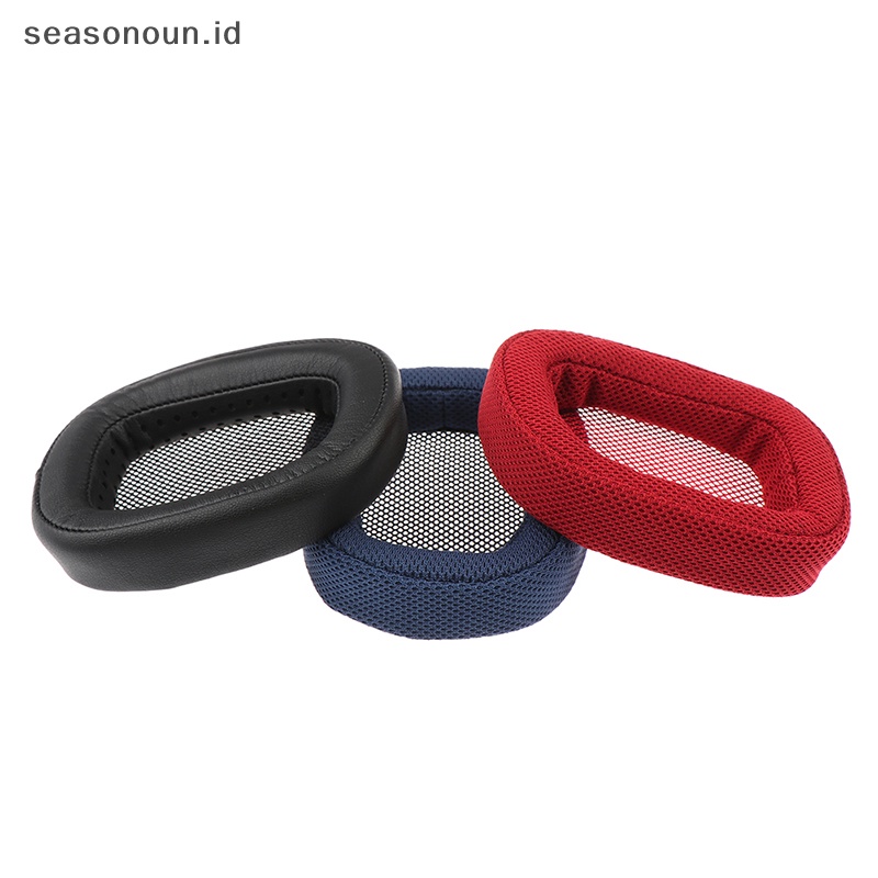 Seasonoun Headset Headphone Earpads Cushions Cover Repair Parts Bantalan Telinga Untuk Logitech G433.