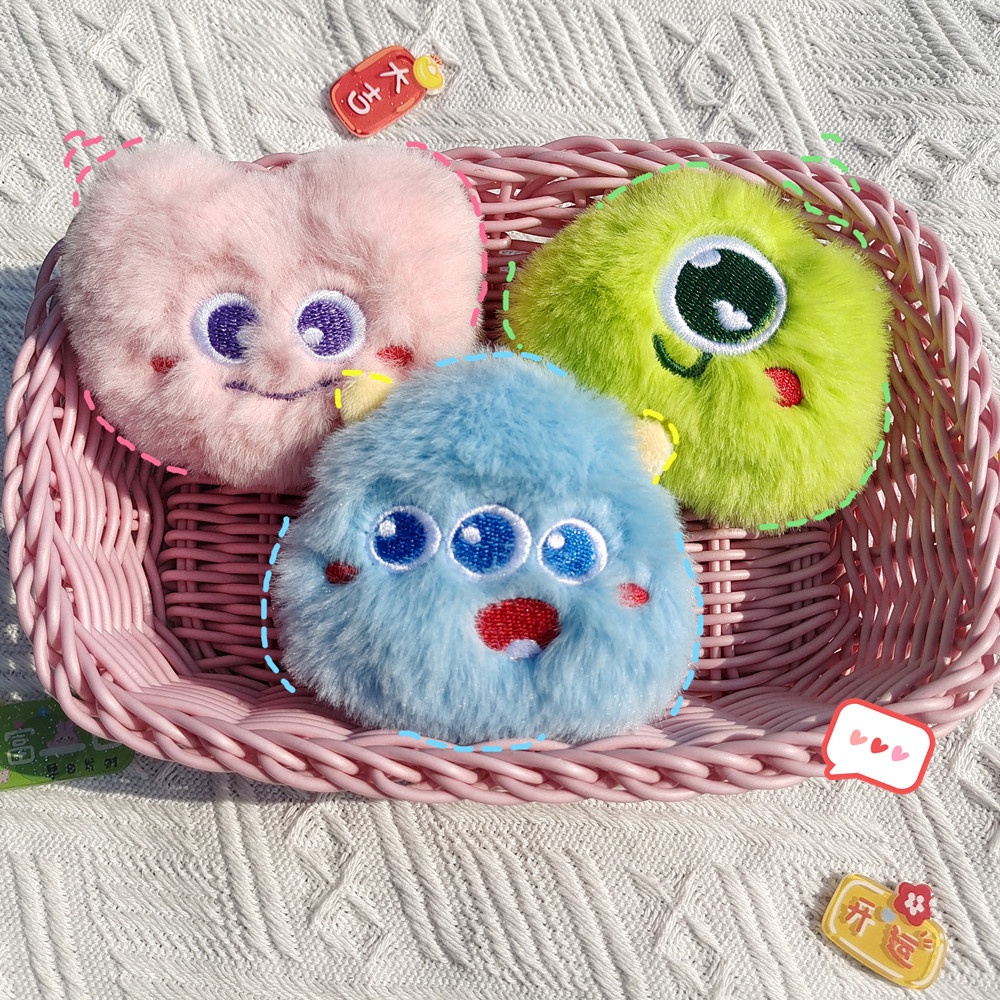 Adorable Plush Monster University Charms - Cocok Untuk Crocs jibbitz DIY