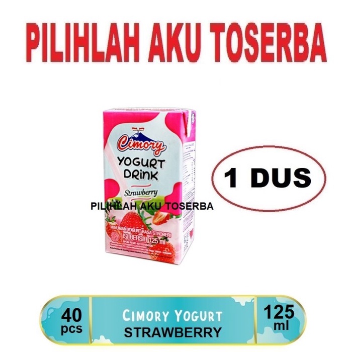 

CIMORY YOGURT Drink STRAWBERRY MINI 125 ml - ( HARGA 1 DUS ISI 40 )