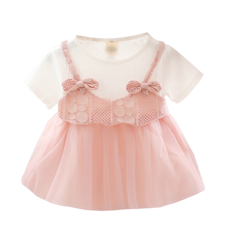 0-3 tahun bayi gaun musim panas gadis gaun putri gaun bayi baru gaun musim panas pakaian anak