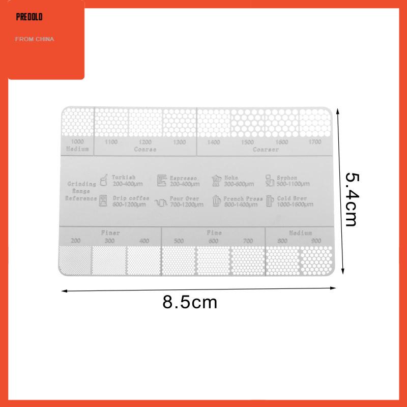 [Predolo] Bubuk Kopi Ukuran Alat Ukur Penanda Pembanding Bubuk Kopi Untuk Cafe Bar