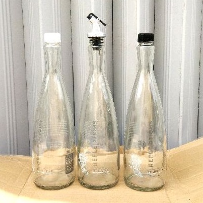 AQUA 750ML, BOTOL KACA 750ML TUTUP ULIR, BOTOL AIR MINUM, BOTOL MINYAK SAYUR, BOTOL SIRUP