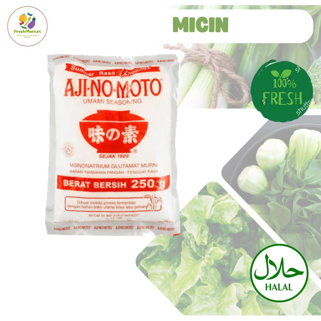 

Micin Ajinomoto Bumbu 250 Gram Freshmarketlampung