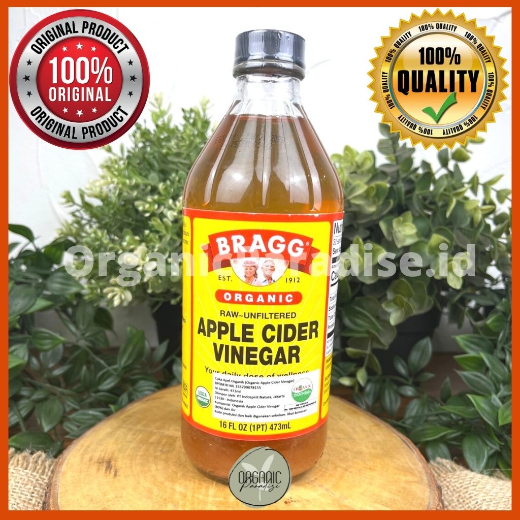 

Bragg Apple Cider Vinegar 473 ml BPOM / Cuka Apel Bragg 473