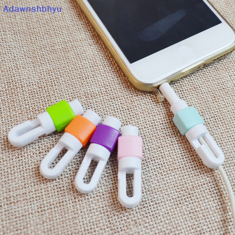 Adhyu 5pcs Pelindung Penutup Penghemat Untuk Ponsel Pintar Petir USB Charger Kabel Cord ID