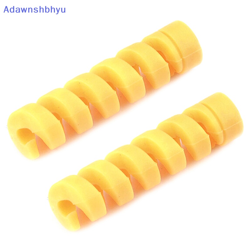 Adhyu 4Pcs Pelindung Kabel bobbin winder data line case Tali spring twine protection ID