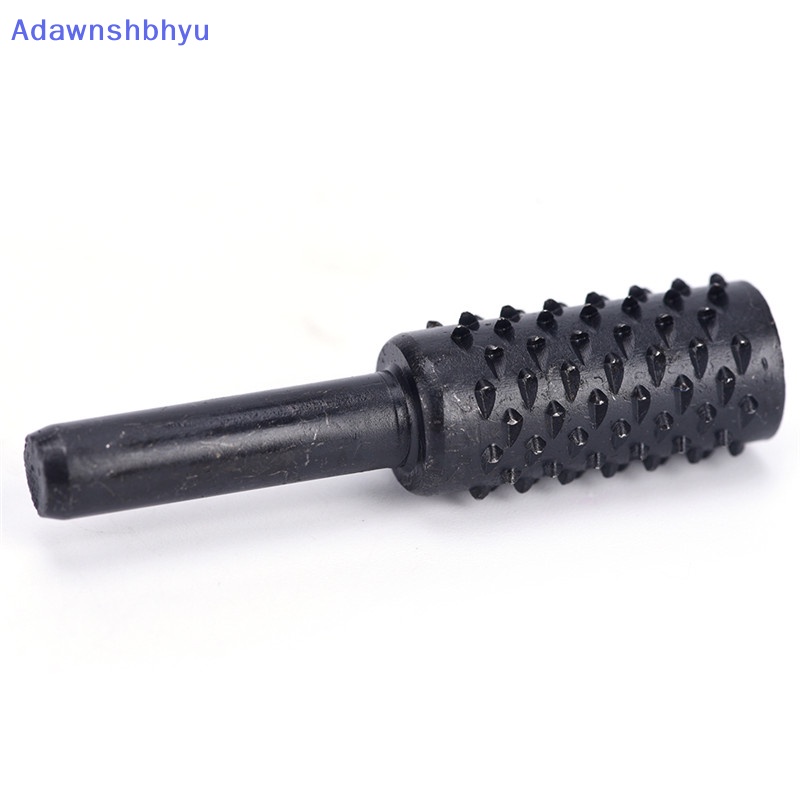 Adhyu 5pcs Set Rotary Burr Baja Hitam1Per4 ''6mm Shank Mata Bor Rasp Kayu Perkakas Rumah ID