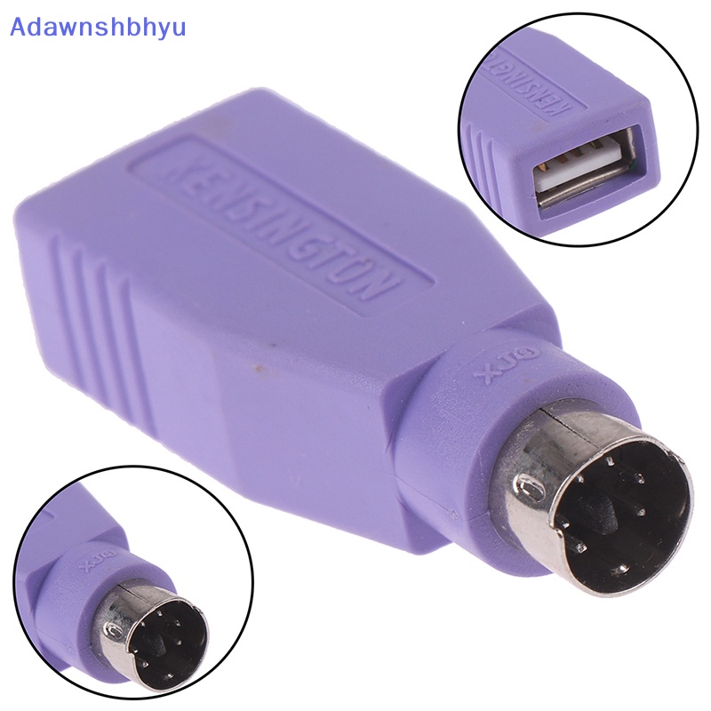 Adhyu 1PC USB Female To PS2 PS/2 Male Adapter Converter keyboard Mouse Tikus ID