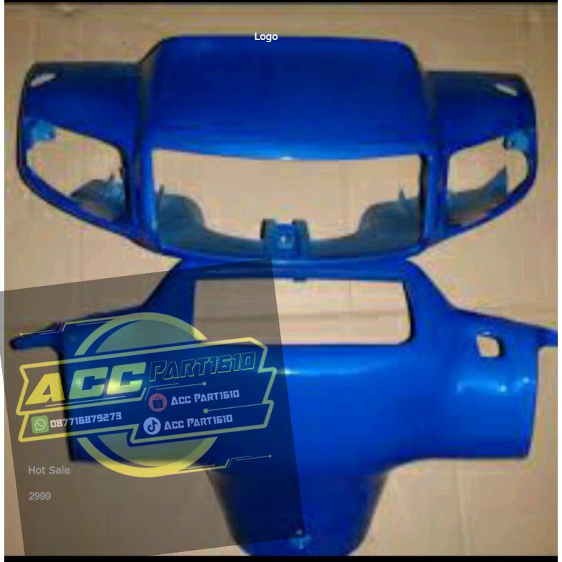 batok depan belakang satria 2 tak satria lumba hitam merah biru orange