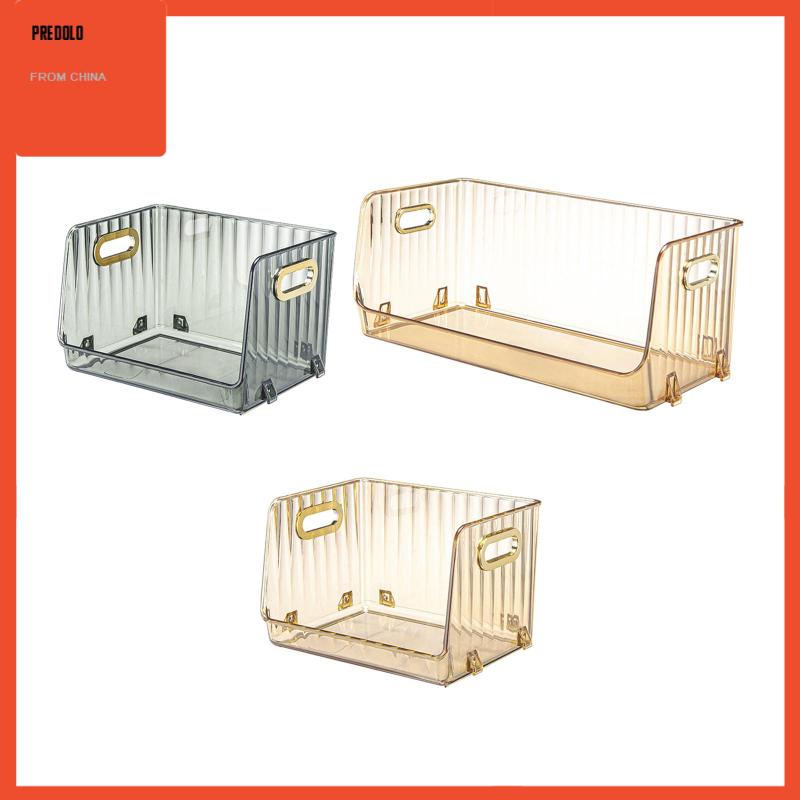 [Predolo] Wadah Penyimpanan Bening Kotak Penyimpanan Transparan Untuk Pintu Masuk Kamar Tidur Dapur