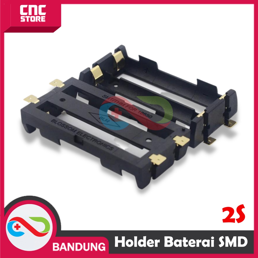 HOLDER BATERAI SMD 18650 2x 3.7V 8.4V SERI PARALEL