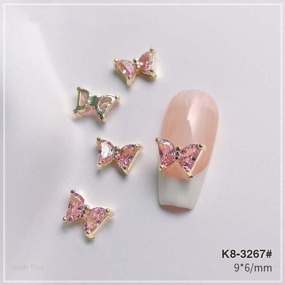 Mxbeauty Dekorasi Nail Art Gadis Logam Kupu-Kupu DIY Perhiasan Kuku Manikur Aksesoris 3D Nail Art Dirlls