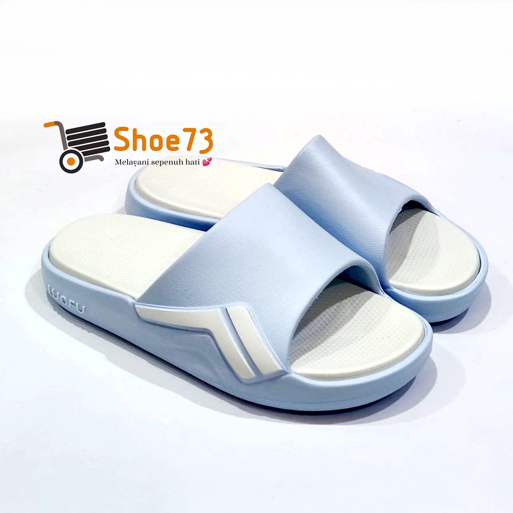 Sandal wanita slipper/slide/selop | LUOFU E 6213 - E15CW