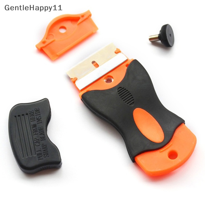 Gentlehappy Alat Pencabut Stiker Mobil Plastik Edge Blade Razor Scraper Set Jendela Spatula Tools id