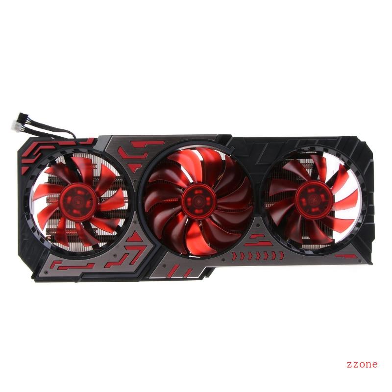 Zzz Untuk GALAX Rtx2060 2070 2080super GAMER OC Graphics Cooling Fan Dengan Shell GPU Pendingin Panel Graphics Card Cooler F