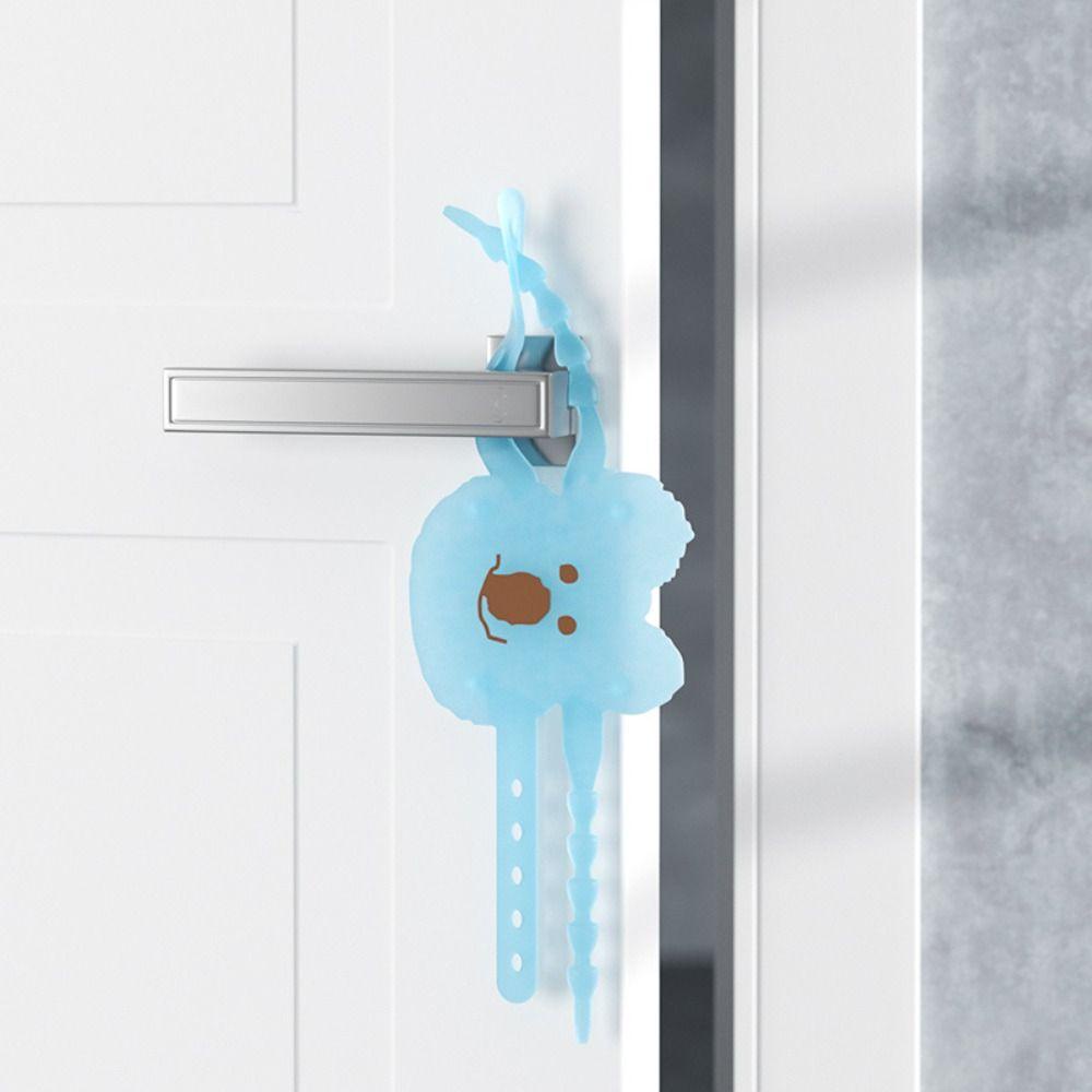 【 ELEGANT 】 Silicone Stopper Baby Room Mute Catcher Door Closer Wedge Blok Pintu Jahitan Kunci Lengan