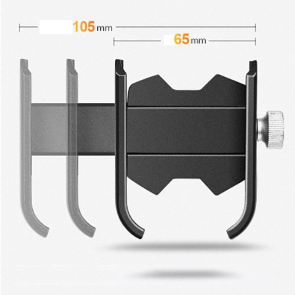 Populer Sepeda Phone Holder Aluminium Alloy Anti Shock MTB Dudukan Hp