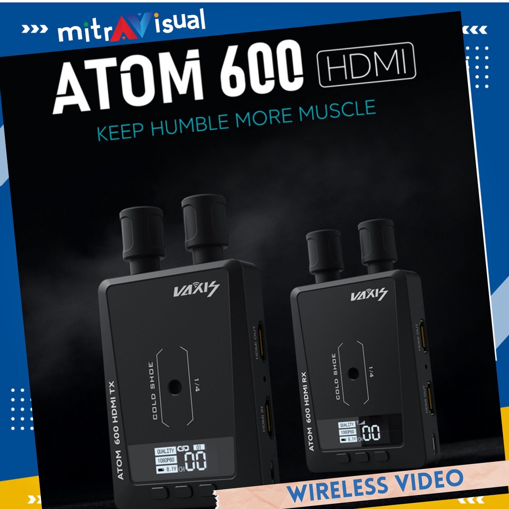VAXIS ATOM 600 HDMI Wireless Video Transmisson System 1080P