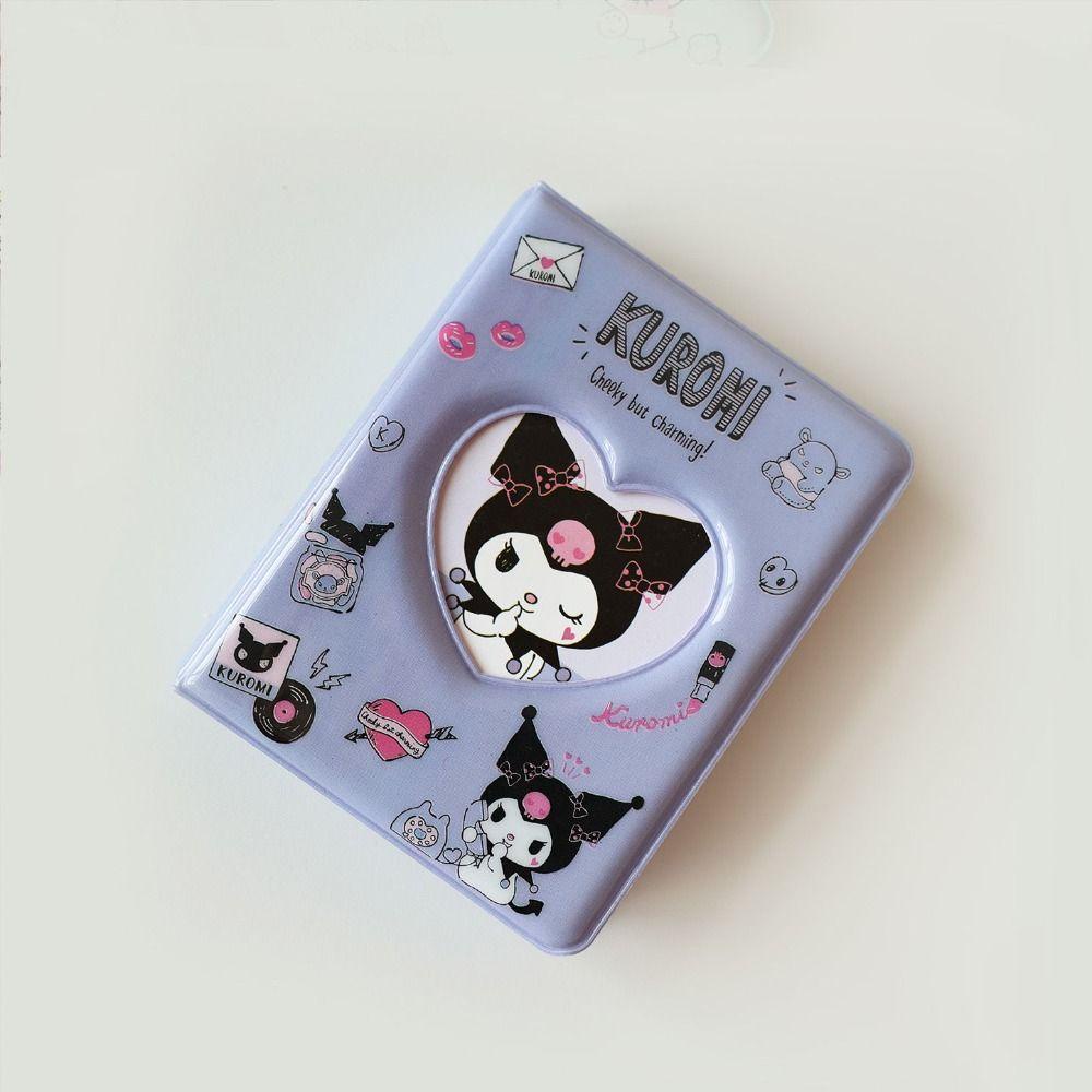 [Elegan] Album Foto 3inch Mainan Lucu Untuk Anak Perempuan Kuromi Photocard Holder Koleksi Foto Mini Binder Gift Cards Collect Book