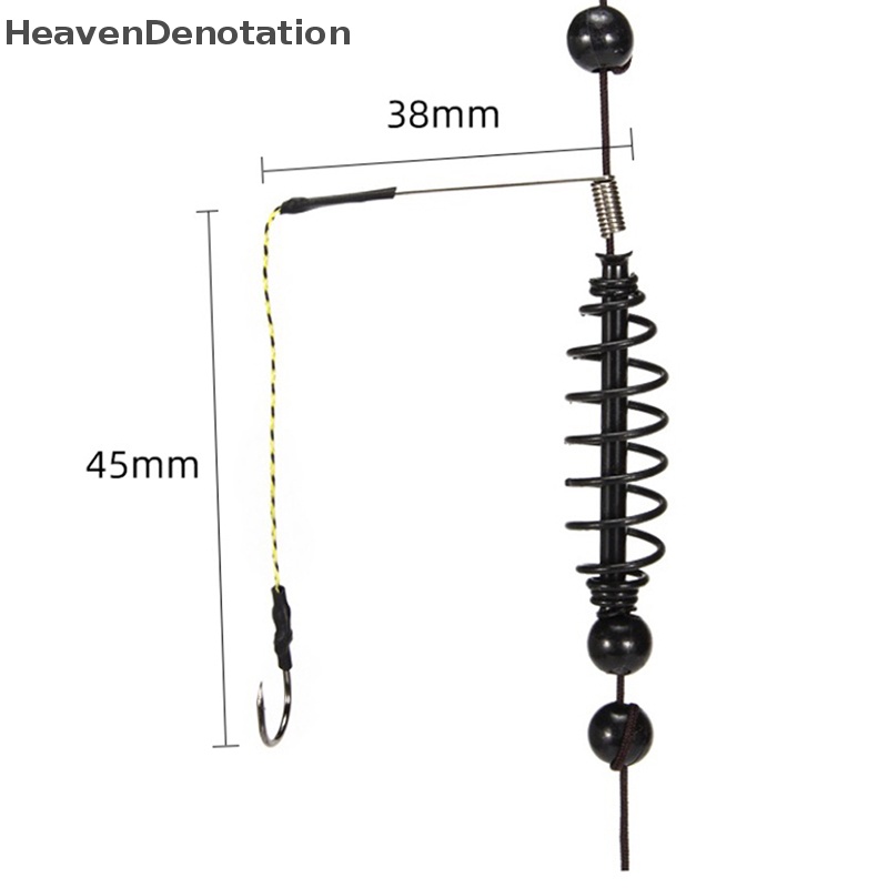 [HeavenDenotation] Kail Pancing Umpan Buatan Kandang Set Mancing Jigs Carp Fishing Tackle Tools HDV